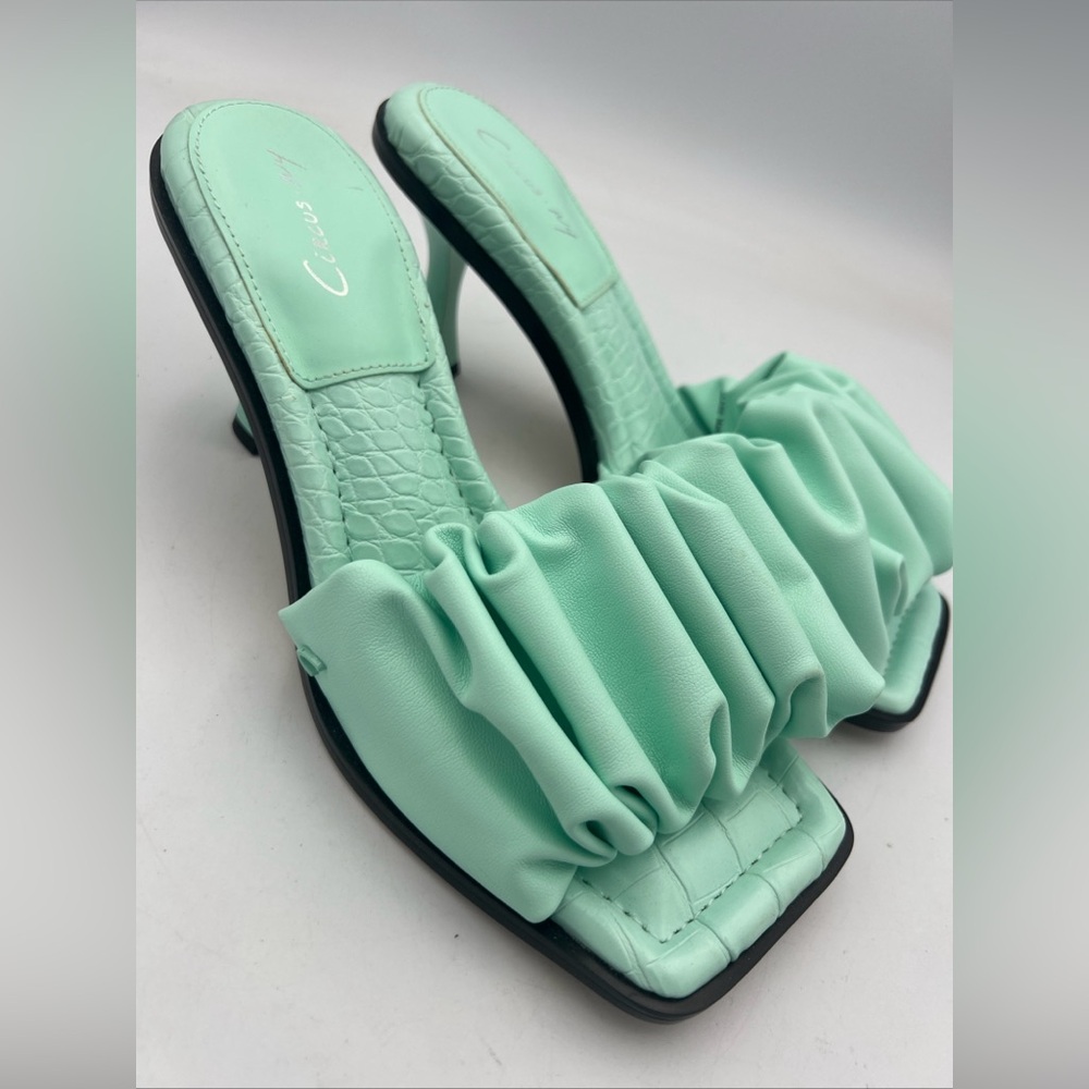Circus by Sam Edelman women’s Size 8.5 Mint Green Crush Slade Sandal Heel NEW - Picture 3 of 11